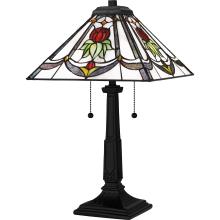 Quoizel TF16137MBK - Tiffany Table Lamp