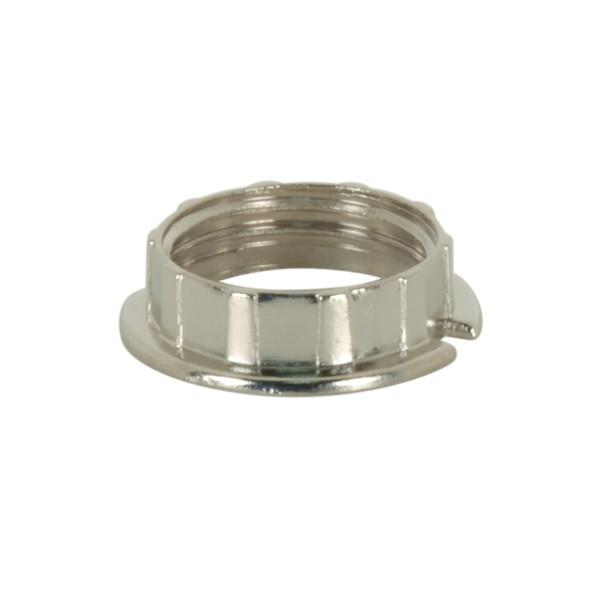 Chrome Ring For Tubular Glass; 3/4&#34; Inner Diameter; 1-1/6&#34; Outer Diameter