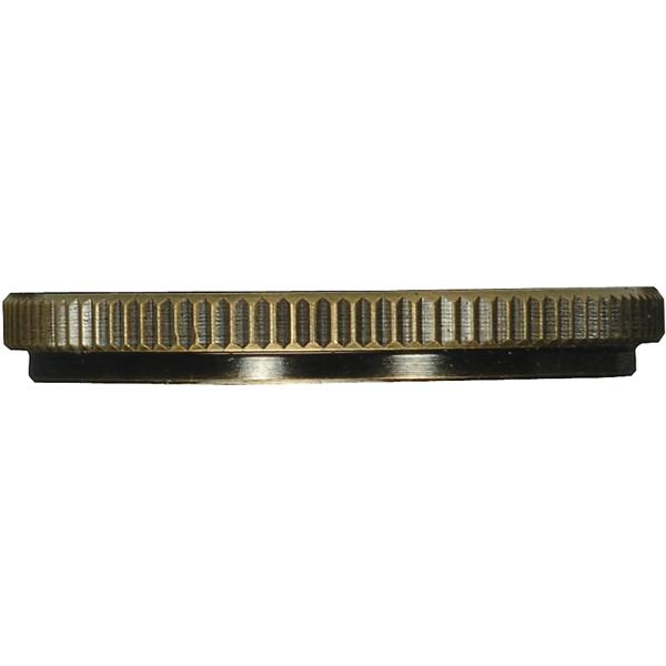 Stamped Solid Brass Uno Ring; 1-1/4&#34; Inner Diameter; 1-1/2&#34; Outer Diameter; Antique Brass