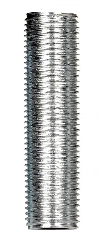1/8 IP Steel Nipple; Zinc Plated; 6-1/8&#34; Length; 3/8&#34; Wide