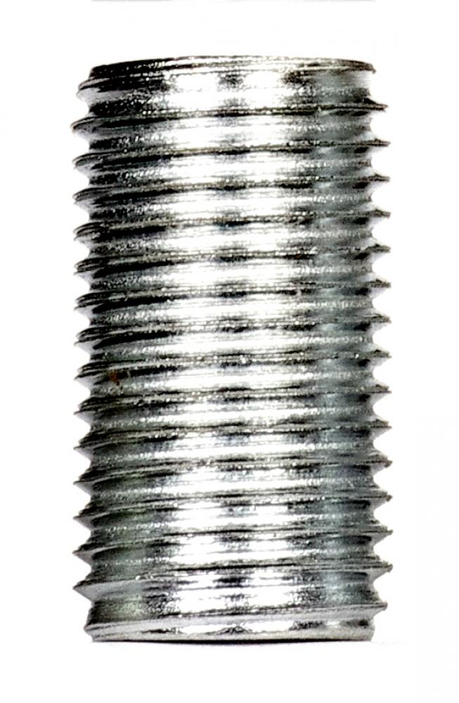 1/4 IP Steel Nipple; Zinc Plated; 7/8&#34; Length; 1/2&#34; Wide