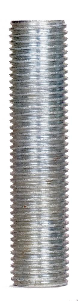 1/4 IP Steel Nipple; Zinc Plated; 2-1/4&#34; Length; 1/2&#34; Wide