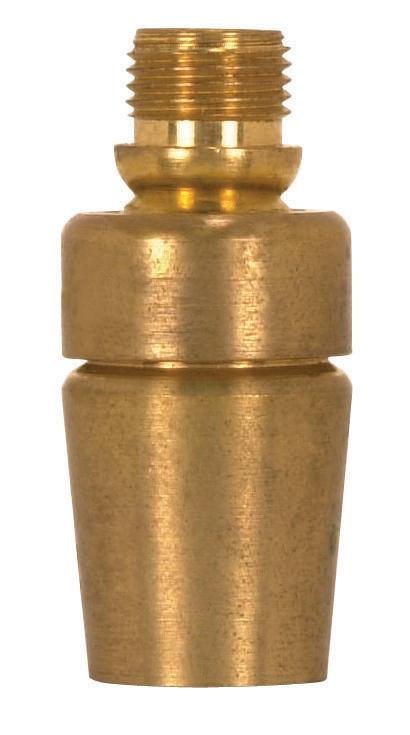 Solid Brass Modern Long Swivel; 1/8 M x 1/8 F; 1-1/2&#34; Height; Unfinished