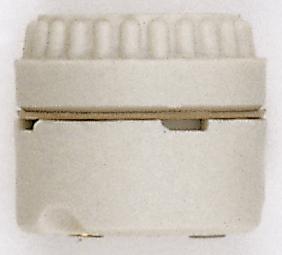 Two Piece Medium Base Porcelain Sign Receptacle; Screw Terminals; 1-1/2&#34; Height; 1-3/4&#34;