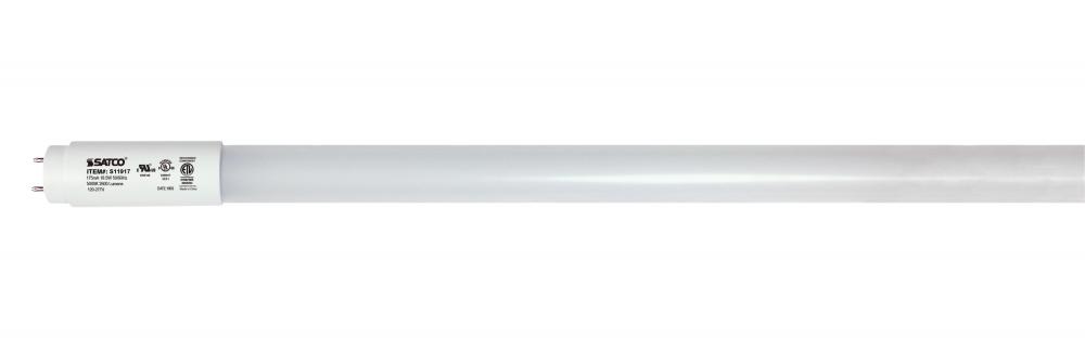 18.5 Watt T8 LED; 5000K; Medium Bi Pin base; 50000 Average rated hours; 120-277 Volt; Type B;