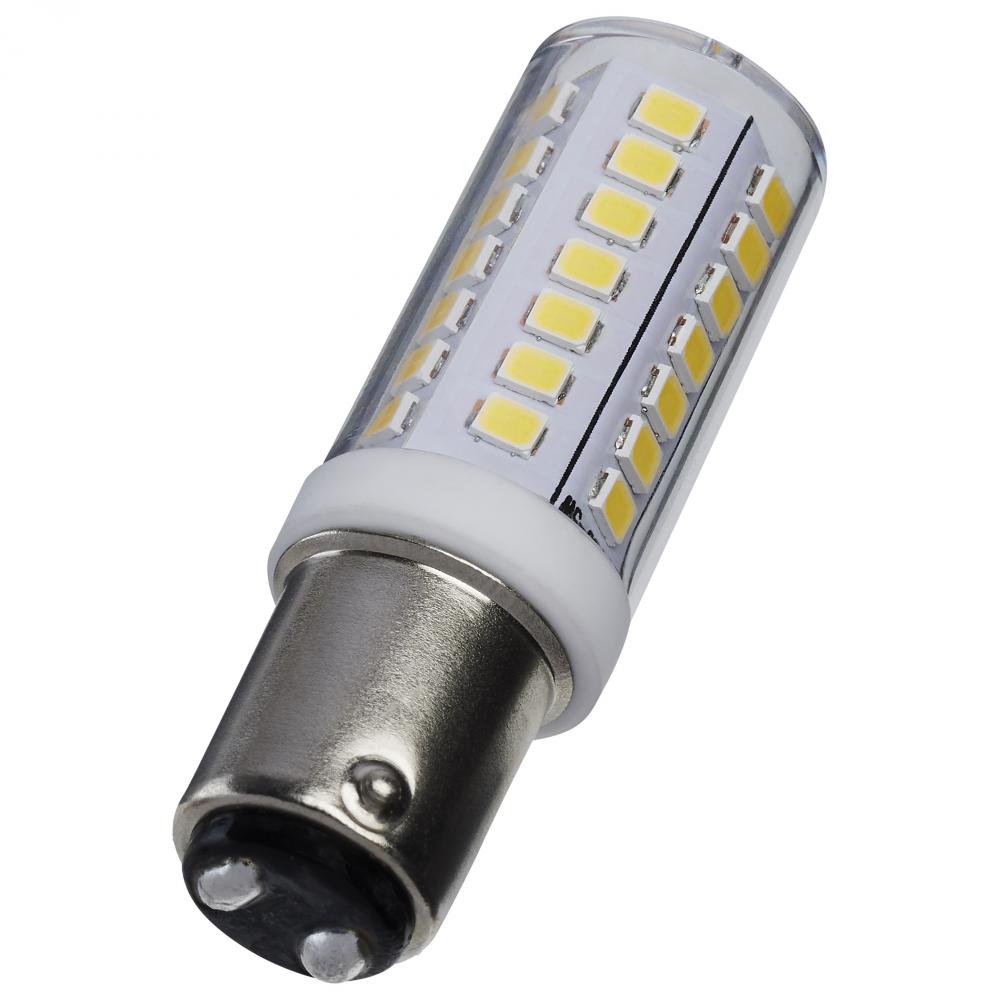 5 Watt T6 LED; Clear Finish; DC Base; 5000K; 120 Volt