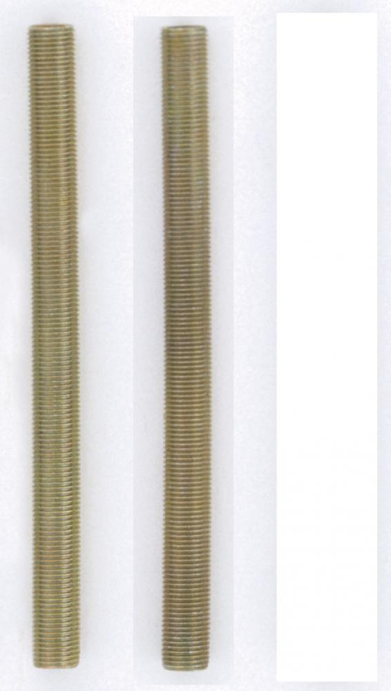 2 Steel Nipples; 1/8 IPS; Running Thread; 5&#34; Length