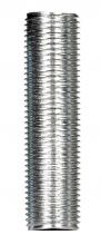 Satco Products Inc. 90/1004 - 1/8 IP Steel Nipple; Zinc Plated; 6-1/8" Length; 3/8" Wide