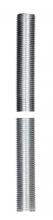 Satco Products Inc. 90/1198 - 1/8 IP Steel Nipple; Zinc Plated; 5-3/4" Length; 3/8" Wide