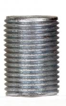 Satco Products Inc. 90/2130 - 3/8 IP Steel Nipple; Zinc Plated; 7/8" Length; 5/8" Wide