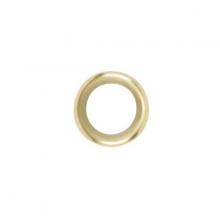 Satco Products Inc. 90/358 - Steel Check Ring; Curled Edge; 1/4 IP Slip; Brass Plated Finish; 3/4" Diameter