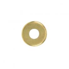 Satco Products Inc. 90/359 - Steel Check Ring; Curled Edge; 1/8 IP Slip; Brass Plated Finish; 3/4" Diameter
