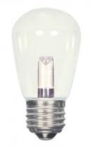 Satco Products Inc. S9174 - 1.4 Watt LED; S14; Clear; 2700K; Medium base; 120 Volt; Carded