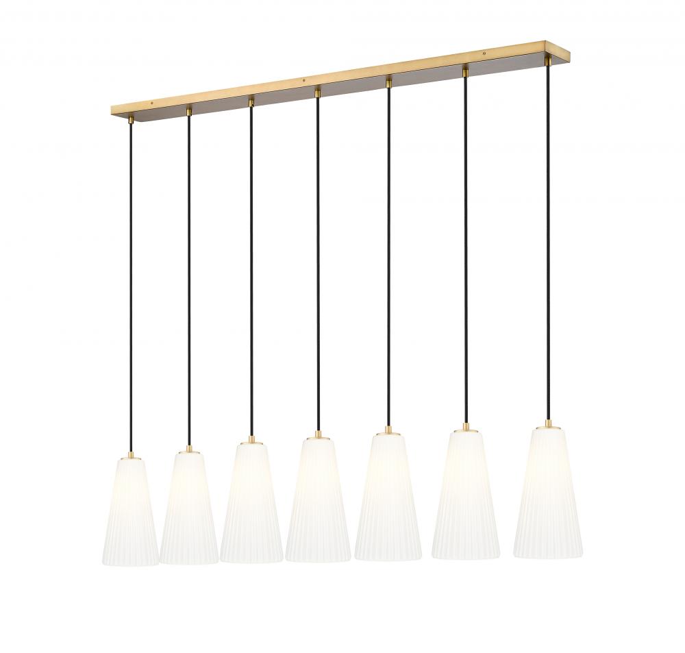 7 Light Linear Chandelier