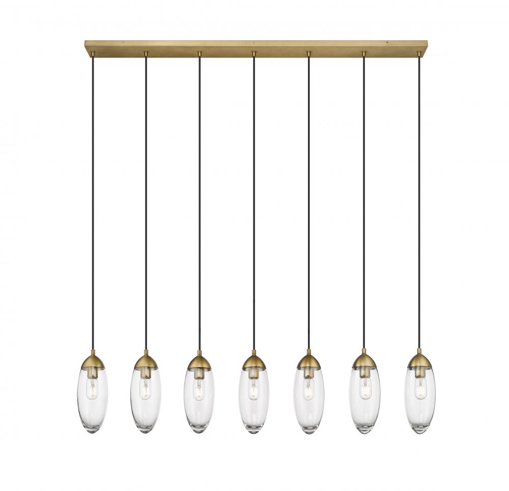 7 Light Linear Chandelier