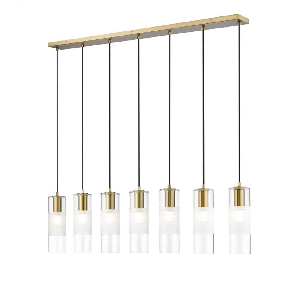 7 Light Linear Chandelier