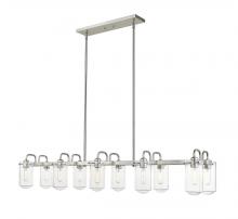 Z-Lite 471-10L-BN - 10 Light Linear Chandelier