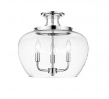 Z-Lite 473SF-CH - 3 Light Semi Flush Mount