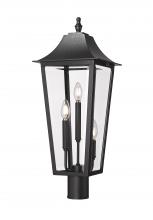 Z-Lite 5008PHBR-BK - 3 Light Outdoor Post Mount Fixture