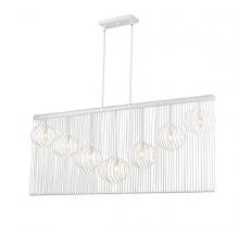 Z-Lite 801-7L-WH - 7 Light Linear Chandelier