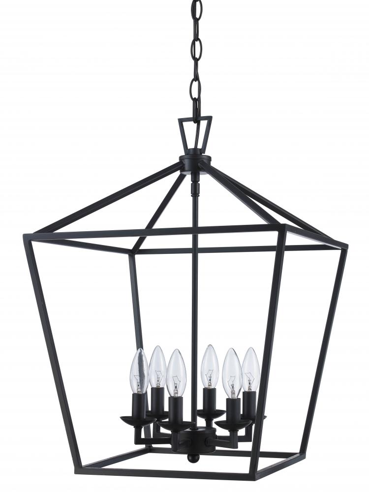 Lacey 16&#34; Pendant Style Cage Chandelier