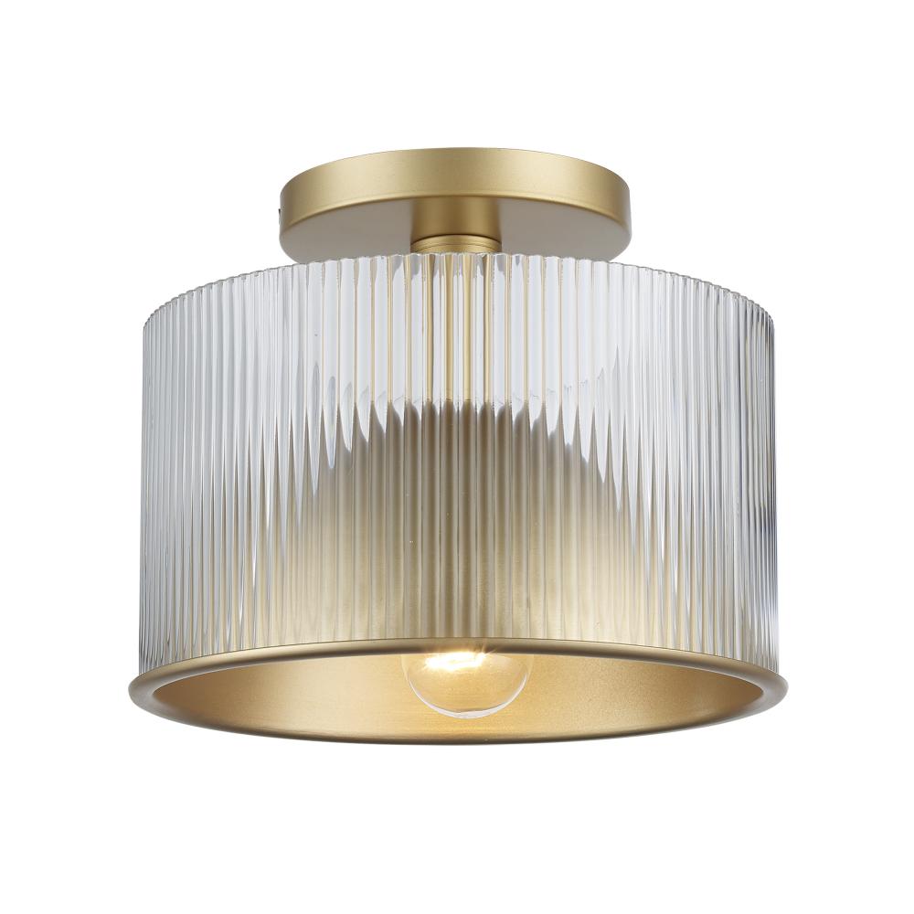 1 - Light Quartz Serenade Semi-Flush Mount