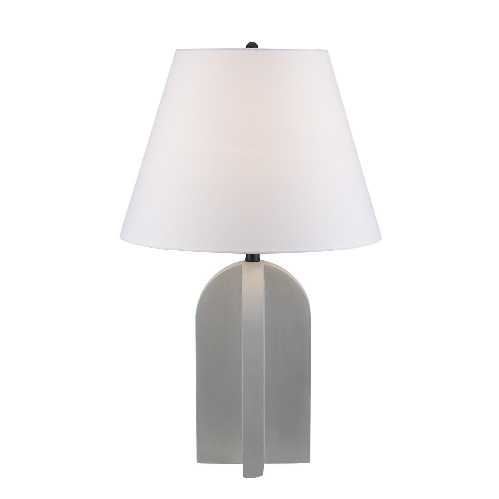 Reese 1 - Light Cement Table Lamp