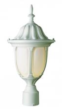Trans Globe 4042 RT - Hamilton 1-Light Opal Glass Traditional Outdoor Post Mount Lantern Head