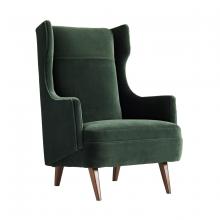 Arteriors Home 8149 - Budelli Wing Chair Forest Velvet