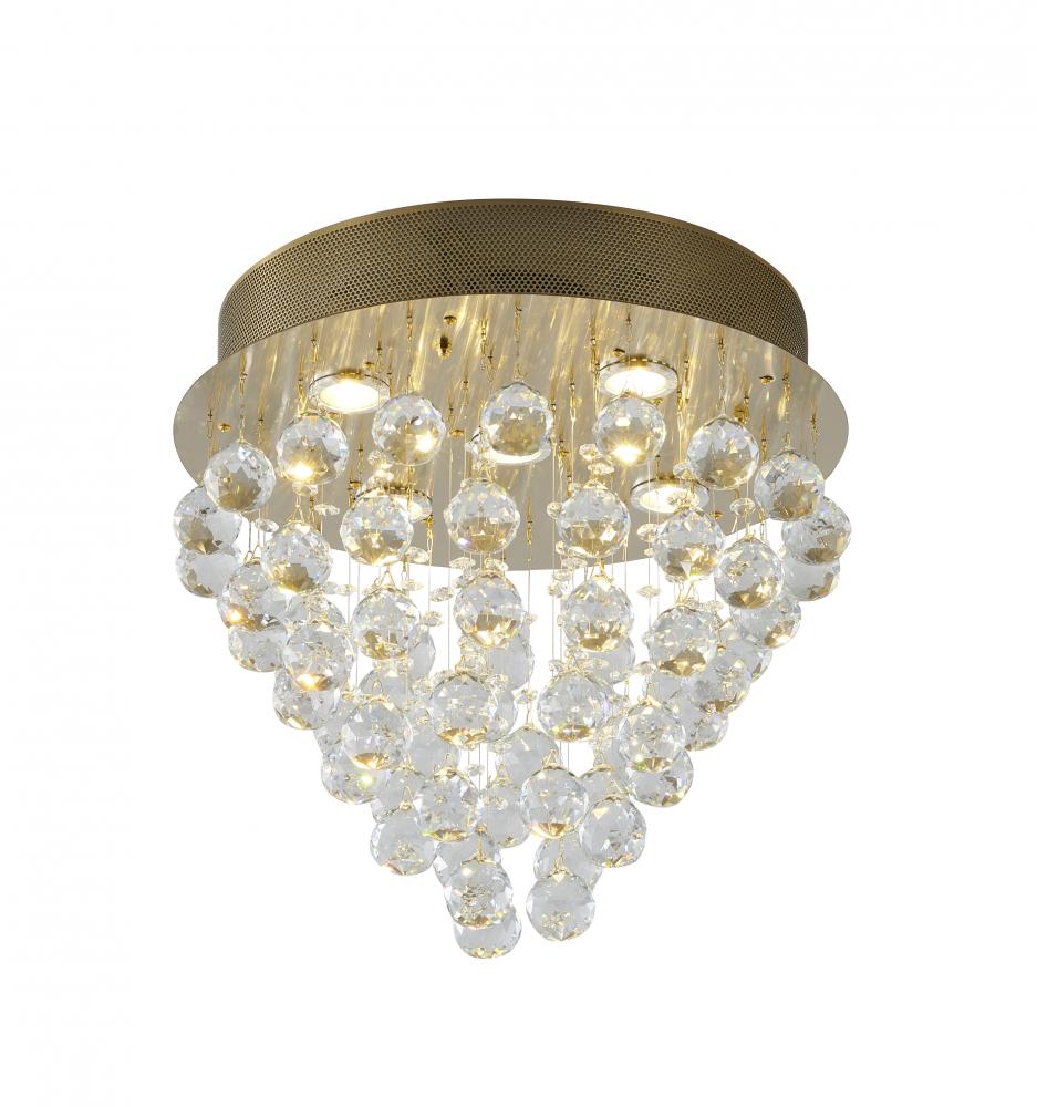 Semi Flush Mount Gold