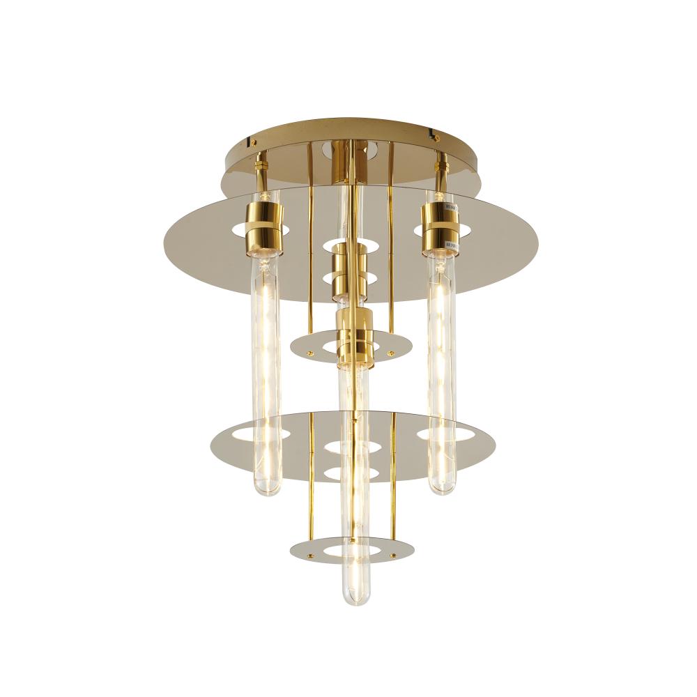 Semi Flush Mount Gold