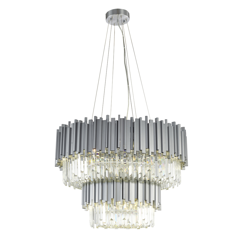 Chandelier Satin Nickel