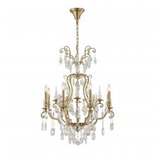 Bethel International BET65XL-AB - Chandelier  Metal & Crystal