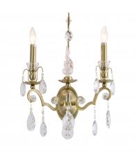 Bethel International BET73 - Wall Sconce Metal & Crystal