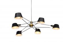 Bethel International DLS12C72B - Chandelier Black