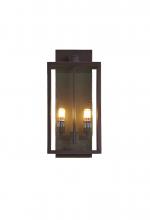 Bethel International KC02W21BLK - Outdoor Wall Sconce Bronzed Black