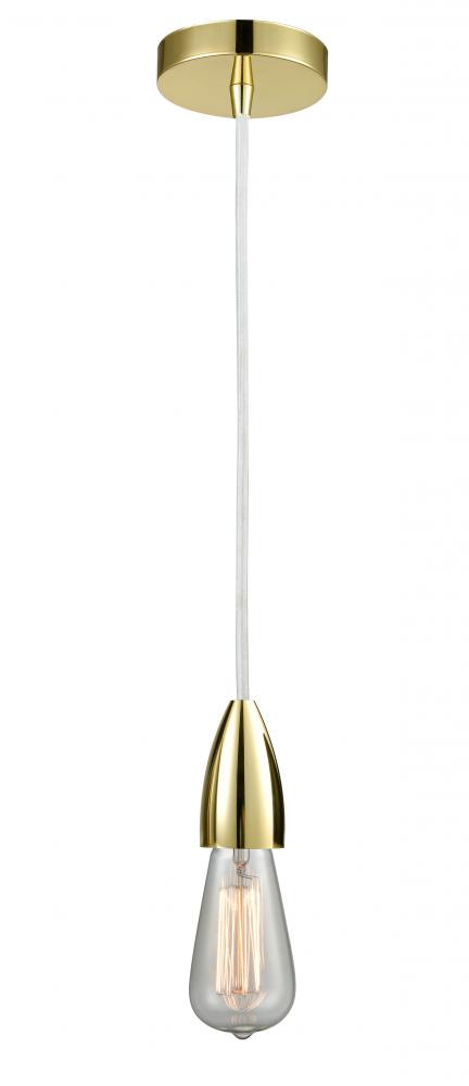 Fairchild - 1 Light - 2 inch - Gold - Cord hung - Mini Pendant