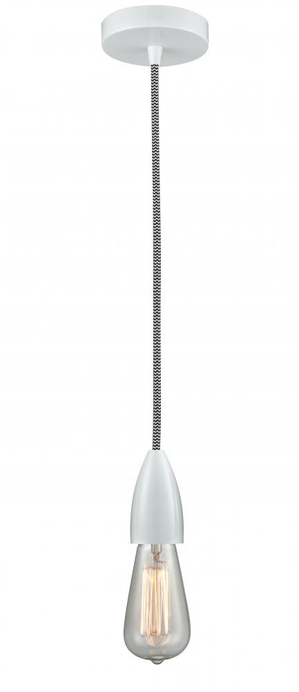 Fairchild - 1 Light - 2 inch - White - Cord hung - Mini Pendant