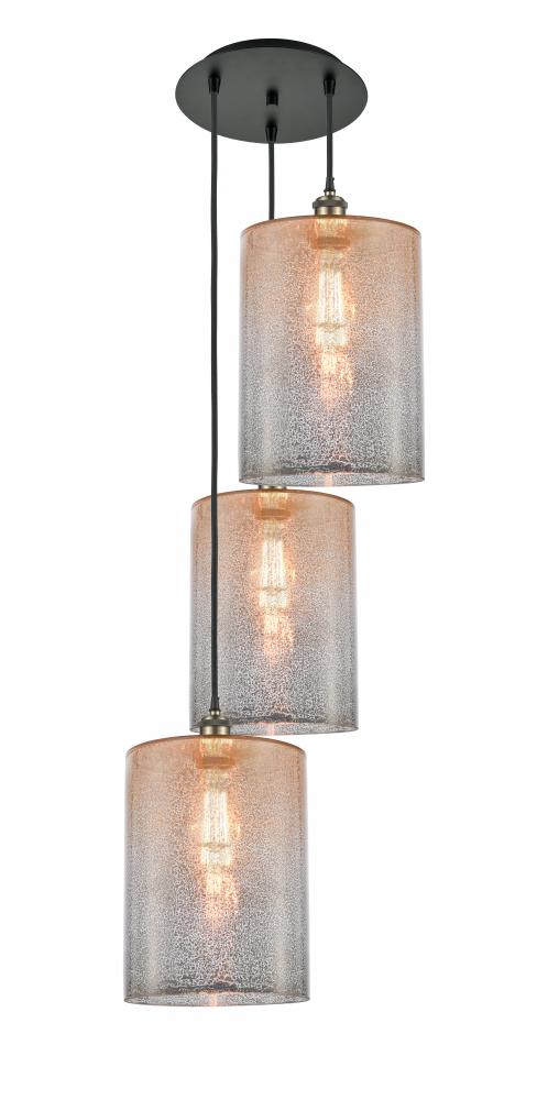 Cobbleskill - 3 Light - 16 inch - Black Antique Brass - Cord Hung - Multi Pendant