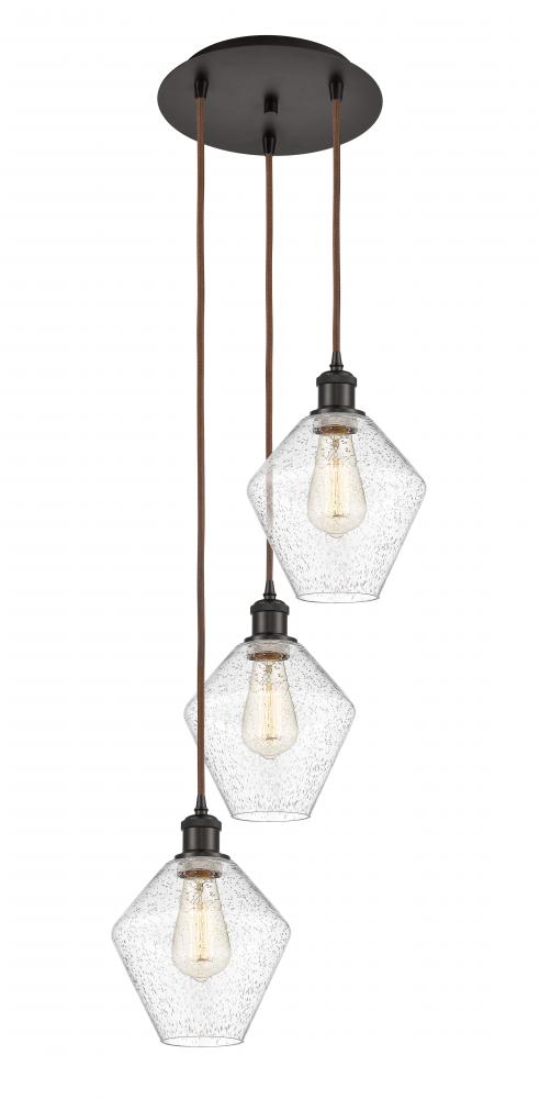 Cindyrella - 3 Light - 15 inch - Oil Rubbed Bronze - Cord Hung - Multi Pendant