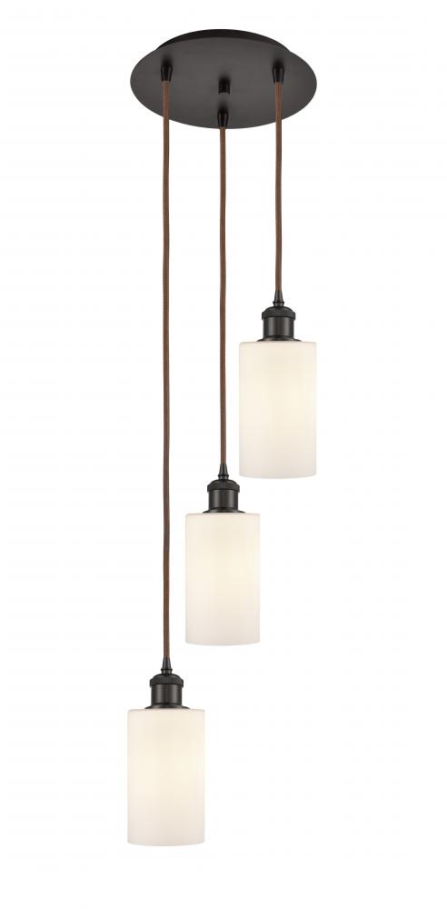 Clymer - 3 Light - 10 inch - Oil Rubbed Bronze - Cord Hung - Multi Pendant