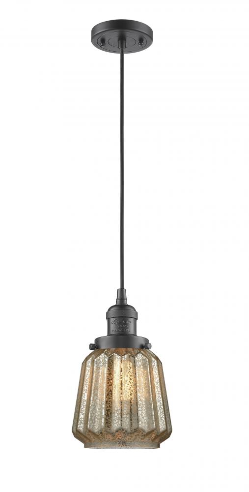 Chatham - 1 Light - 7 inch - Oil Rubbed Bronze - Cord hung - Mini Pendant