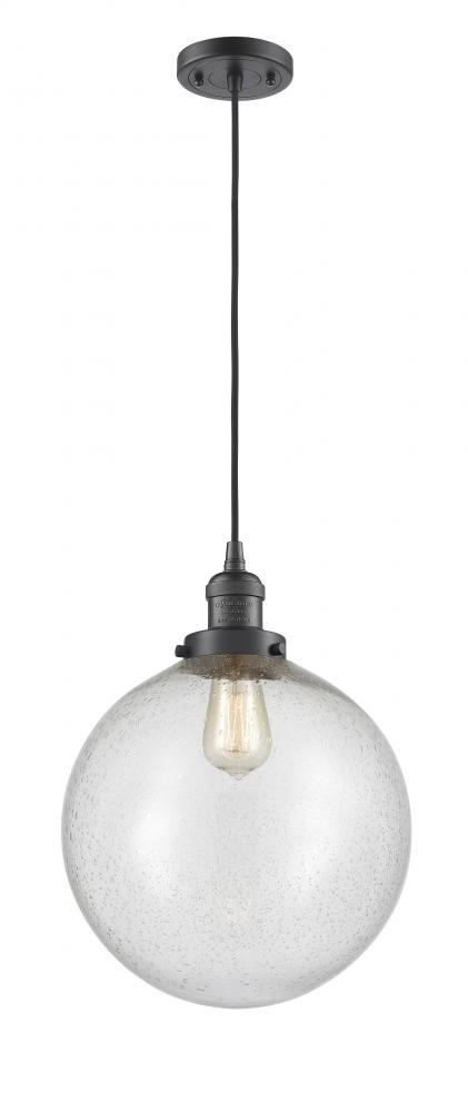 Beacon - 1 Light - 12 inch - Oil Rubbed Bronze - Cord hung - Mini Pendant