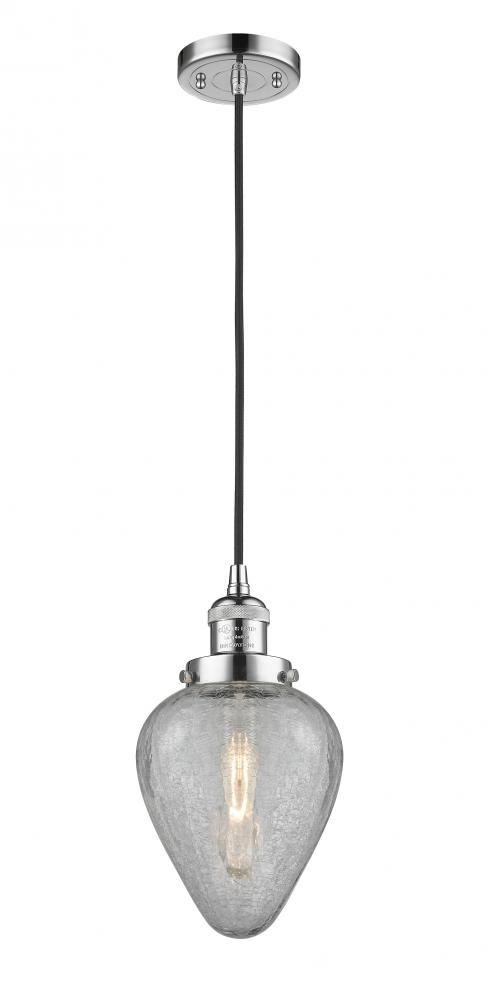 Geneseo - 1 Light - 7 inch - Polished Chrome - Cord hung - Mini Pendant