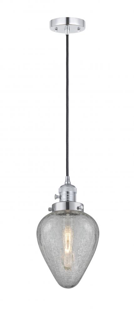 Geneseo - 1 Light - 7 inch - Polished Chrome - Cord hung - Mini Pendant