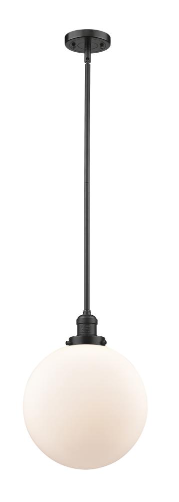Beacon - 1 Light - 12 inch - Oil Rubbed Bronze - Stem Hung - Mini Pendant