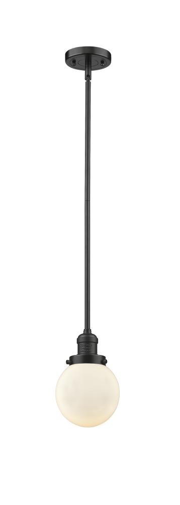 Beacon - 1 Light - 6 inch - Oil Rubbed Bronze - Stem Hung - Mini Pendant