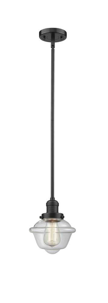 Oxford - 1 Light - 8 inch - Oil Rubbed Bronze - Stem Hung - Mini Pendant