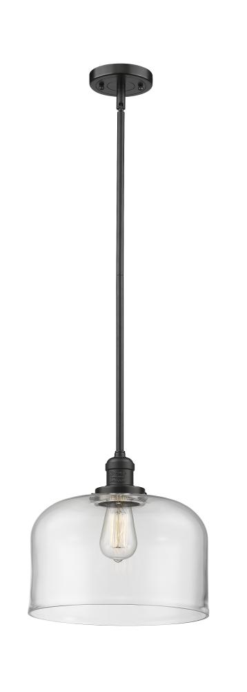 Bell - 1 Light - 12 inch - Oil Rubbed Bronze - Stem Hung - Mini Pendant