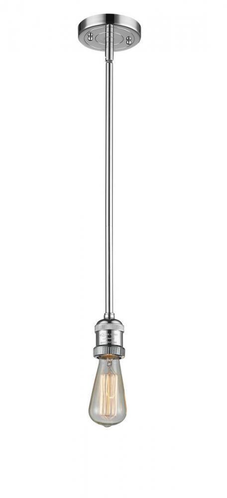 Bare Bulb - 1 Light - 2 inch - Polished Chrome - Stem Hung - Mini Pendant
